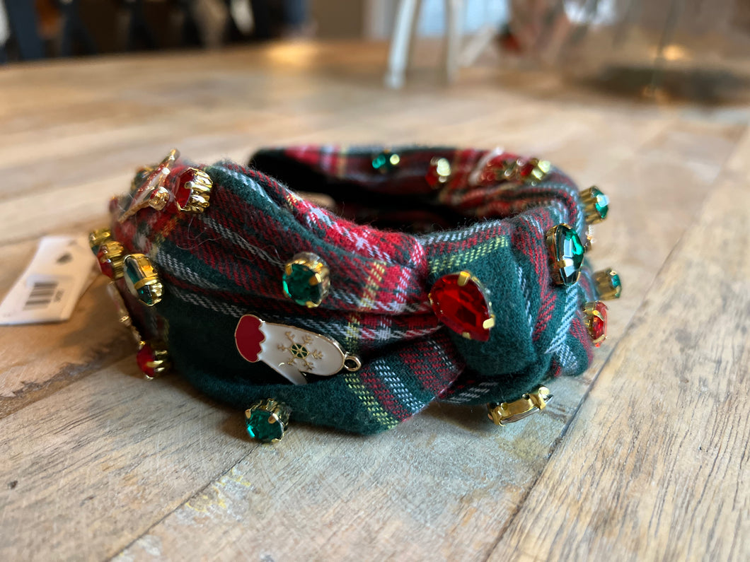 Plaid Christmas Headbands