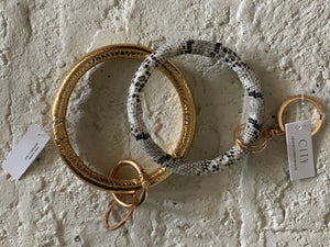 Snakeskin Key Ring