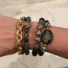 Load image into Gallery viewer, Black 4 Layer Bracelet Set