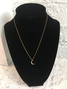 Gold Crescent Moon