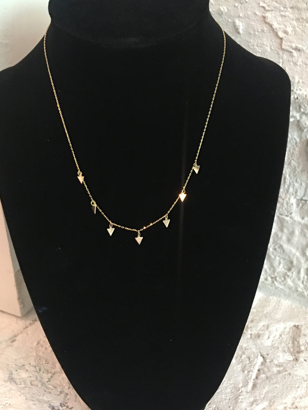 Gold Choker Style Necklace