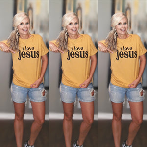 I Love Jesus t-shirt