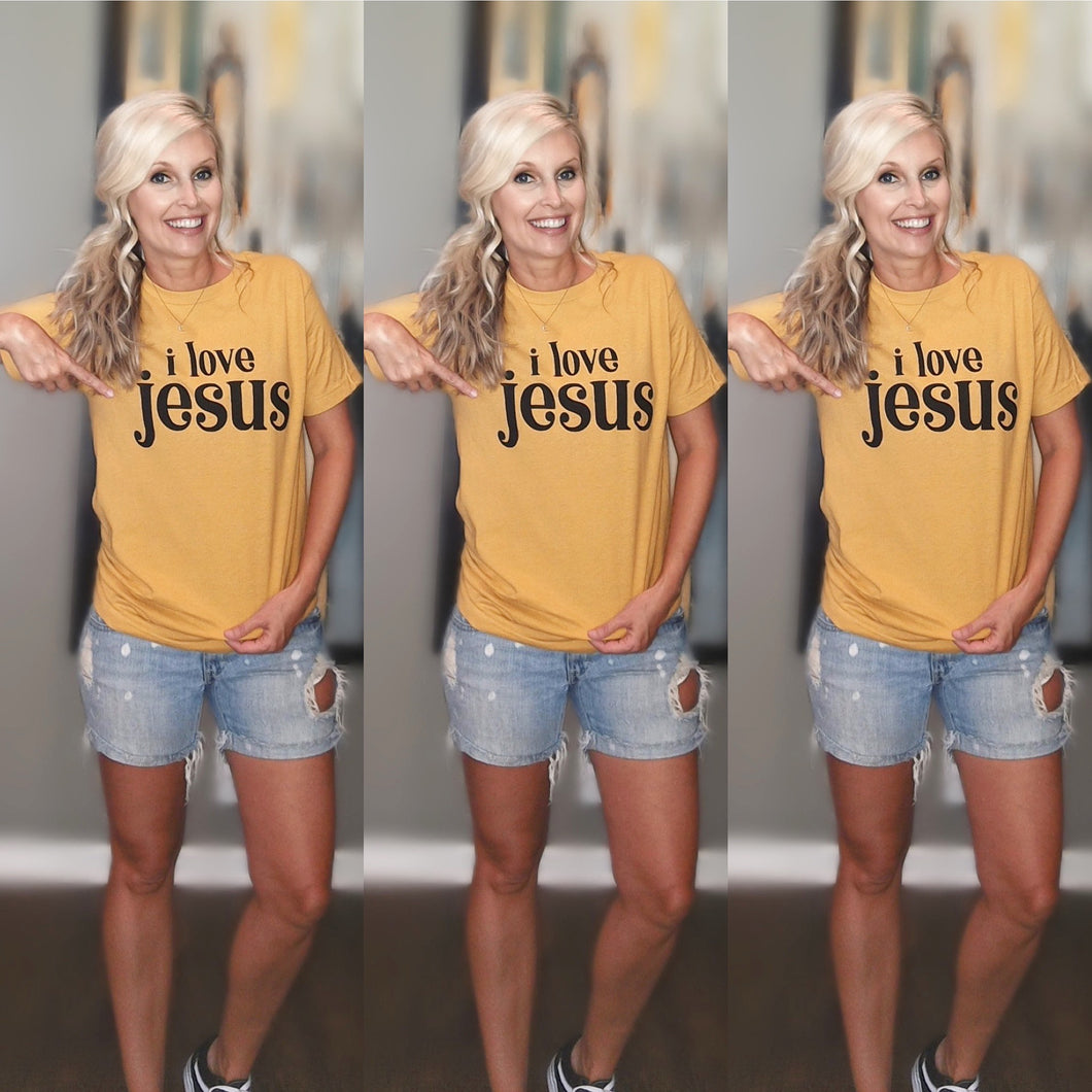 I Love Jesus t-shirt