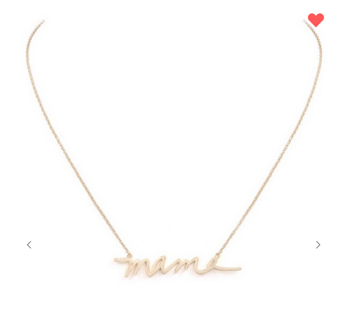 Mama necklace
