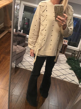 Load image into Gallery viewer, Lace Me Up sweater
