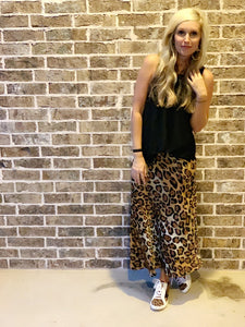 Leopard Print Skirt