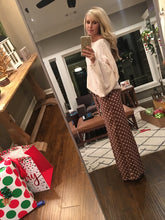 Load image into Gallery viewer, Brown Polka Dot Pants