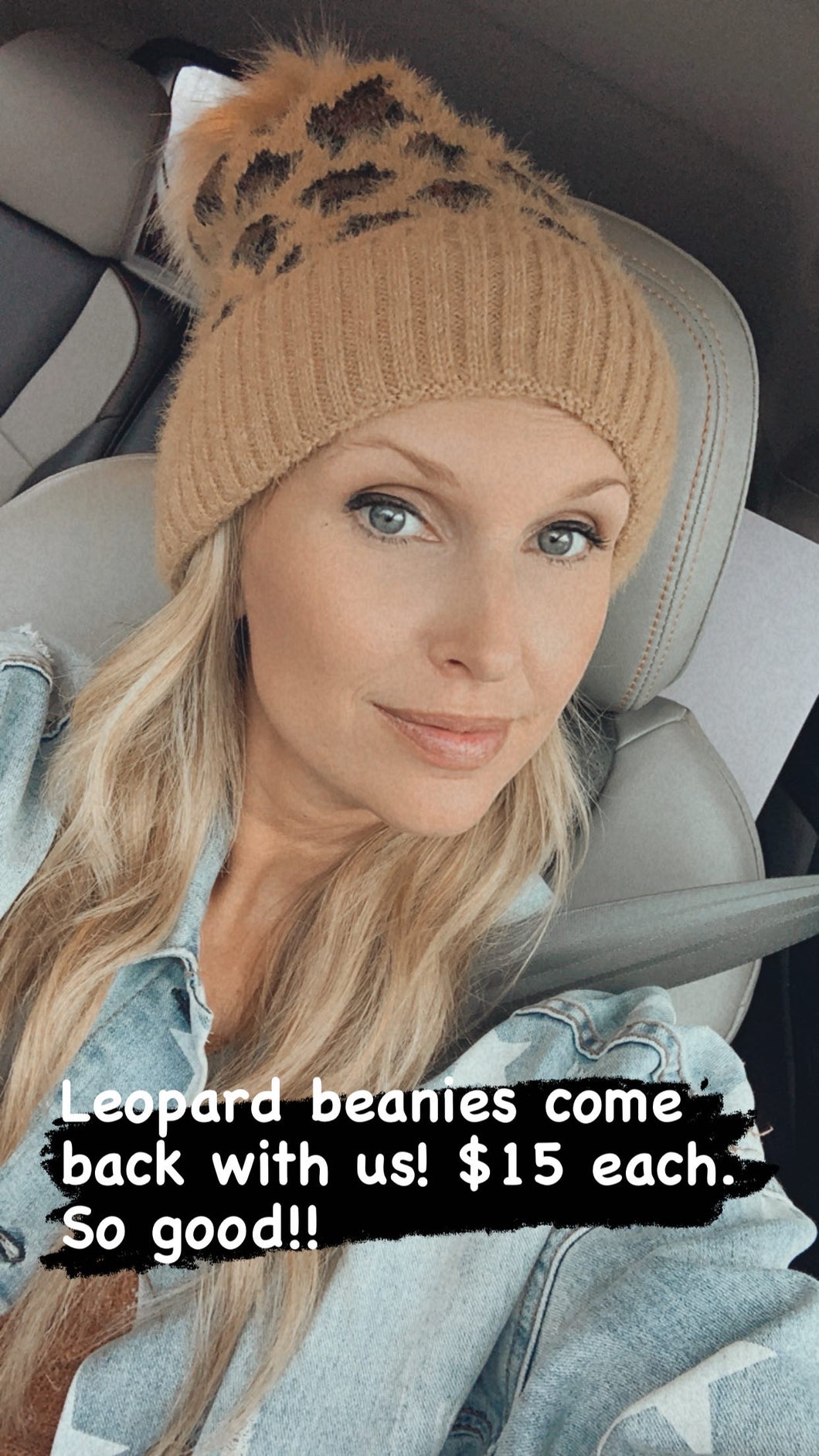 Leopard Beanie