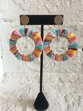 Load image into Gallery viewer, Fringe Hoop Earrings