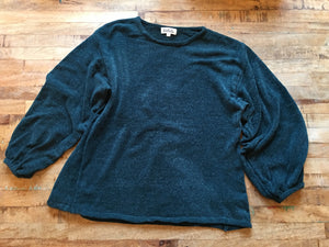 Chenille Puff Sleeve Sweater