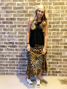 Leopard Print Skirt