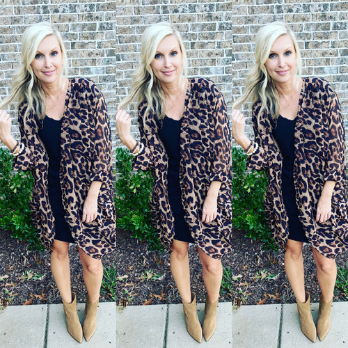 Leopard Kimono