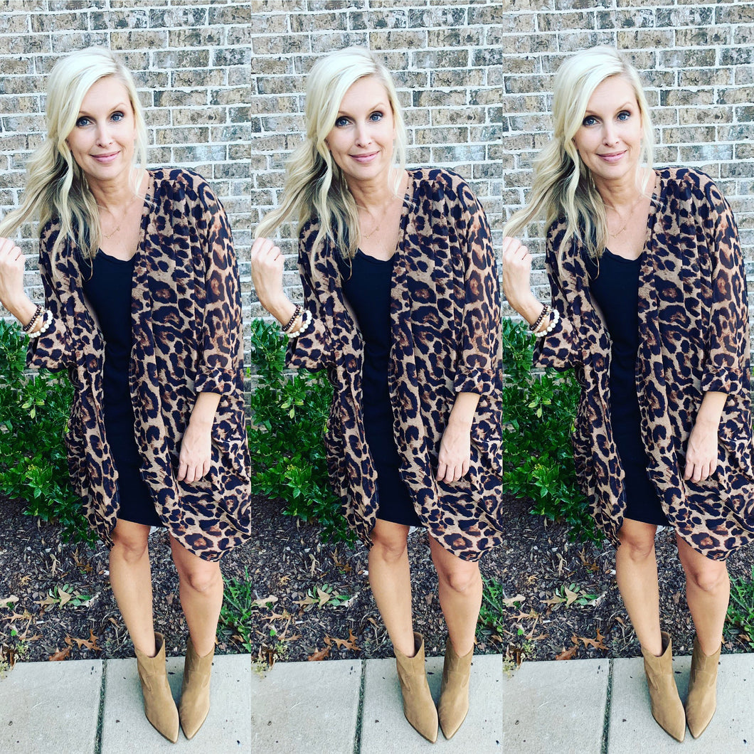 Leopard Kimono