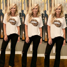 Load image into Gallery viewer, Leopard Lips Tee