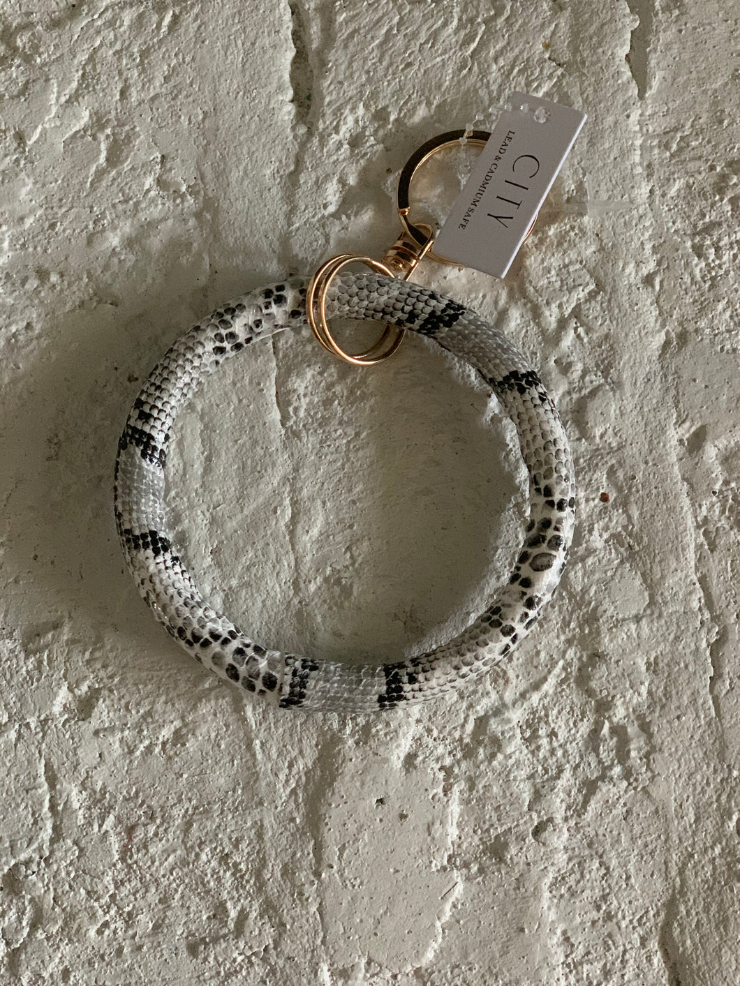 Snakeskin Key Ring