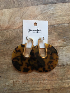 Tortoise Shell Earrings