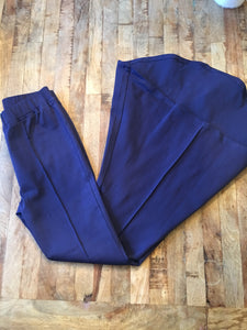 Midnight Blue High/Low Flares