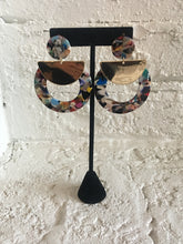 Load image into Gallery viewer, Confetti Gold Hoop Earrings
